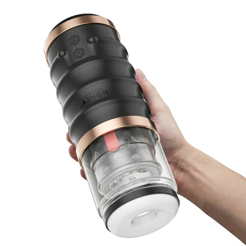 Honey Play Box Warrior Auto - Automatic Thrusting Male Masturbator - Textured Stroker 1