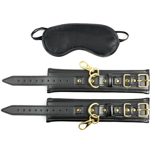 Sportsheets Cuffs & Blindfold Set - Special - BDSM Bondage Restraints