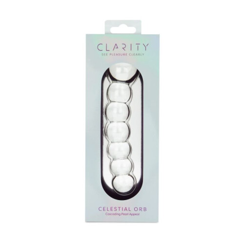 Clarity Glass Dildo - Celestial Orb - Glass Sex Toy for Adults
