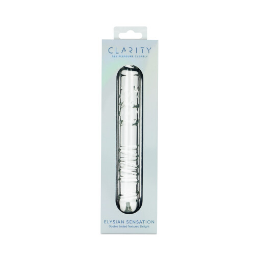 Clarity Glass Dildo - Elysian Sensation - Glass Sex Toy for Adults