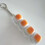 Caramel Bread Button Fidget Toy Keychain, 4-Key Press Decompression Accessory (2 Styles Available) 1