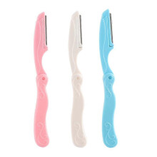 3Pcs Foldable Multifunctional Facial Eyebrow Razors Exfoliating Fuzz-Free Face Shaving Tool For Women Eyebrow Lip And Facial Hair Groo