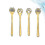 4-Piece Kitchen Utensil Set with Scoops for Cooking & Serving - Durable Tableware Accessories 2