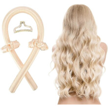 Seidenlockenwickler, Lockenstäbe für hitzefreie Locken, Haarband mit hitzefreiem Lockenstab, weiches Haarband mit Lockenwicklern für D