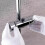 Support de douchette remplaçable, support de pommeau de douche, ABS chromé (argent)_happyshop 1