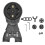 Bike Handlebar Stem Computer Mount Support for Giant with Light Camera Bicycle Mounts Holder 3