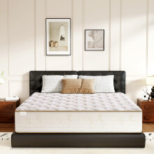 Thavion Super King Size Mattress - 28cm Orthopaedic Hybrid Pocket Springs with Memory Foam - Breathable Airflow for No Overheating - Support for Back