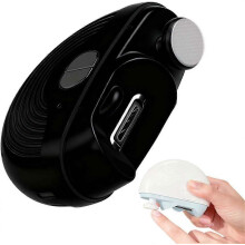 Elektrischer Nagelknipser für Finger- und Zehennägel, automatischer 2-in-1-Nageltrimmer mit LED-Licht, kabellos wiederaufladbar, mit N