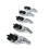 Chrome Silver Razor Head Connector DIY Shaving Handle Holder 3 Layer Beard Blades Adapter Manual Shaving Accessory 3