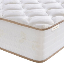 Thavion Double Mattress-28cm Hybrid Memory Foam & Pocket Springs - Breathable Airflow & No More Rolling Together - 4FT6 Double Bed Mattress