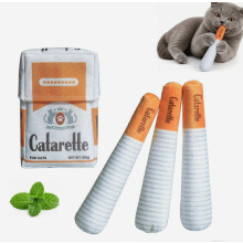 3 Pack Catarette Catnip Cat Toys, Interactive Kitten Chew Kick Toy, Soft Fabric Cat Play Toy for Indoor Bored Cats
