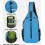Sac à dos bandoulière bleu 3