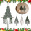 Tapiz navideño de macramé – Cuerda de algodón con estrella – para decoración rústica (verde) 2