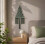 Tapiz navideño de macramé – Cuerda de algodón con estrella – para decoración rústica (verde) 5