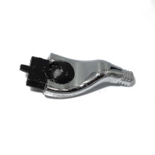 Rasierkopfverbinder aus Chromsilber, DIY-Rasiergriffhalter, 3-lagiger Bartklingenadapter, Zubehör für die manuelle Rasur