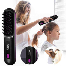 Brosse lissante double fonction pour coiffer et lisser WU843