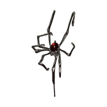 Gothic-Ohrklemme in Spinnenform für Damen – Einzigartiger, dunkler Stil, Ohrschmuck ohne Ohrloch, perfekt für Halloween, Partys, Musi