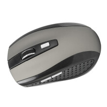 Mini Wireless Mouse 2.4GHz 3 Levels DPI Adjustable Wide Compatibility Mini Matte Texture Computer AccessoriesSilver Gray