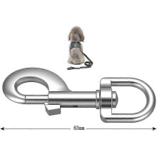 Stück drehbare Haken für Haustiere, drehbare Hundehaken, drehbare Karabinerhaken, drehbare Schnapphaken, für Halsbänder, Hunderucksäck