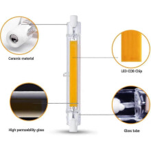 R7s LED-lamp 118 mm 30 W dimbaar, warm wit 3000K 3000 lm, lineair, vervangt J118 300 W halogeenlamp, 360