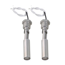 2pcs Side Loading Liquid Water Level Sensor Horizontal Float Switch Chrome