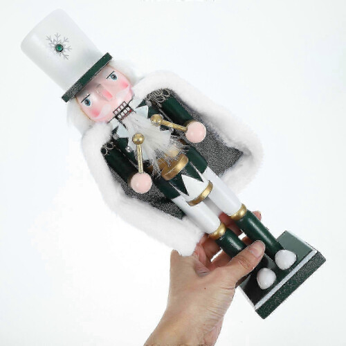 Wood Nutcracker Christmas Nutcracker Decoration Unique Ornament 2