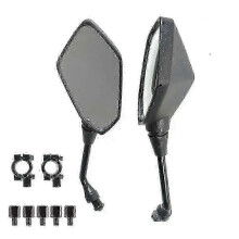 Specchietti retrovisori laterali per ATV, compatibili con i modelli Polaris Sportsman, con adattatore filettato da 10 mm e rotazione a
