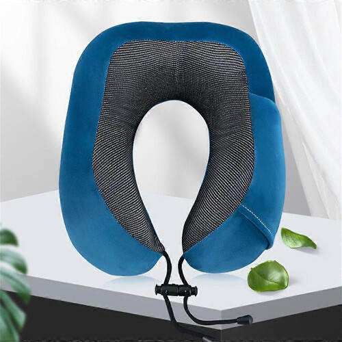 Memory Foam U-Shaped Travel Pillow Neck Support Head Rest Car Plane Soft Cushion 1