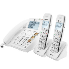 Geemarc Vaste Telefoon Voor Senioren Voor Geemarc Amplidect Combi 295-2 Versterkt Met 2 Draadloze Handsets - Amplidect Combi 295-2