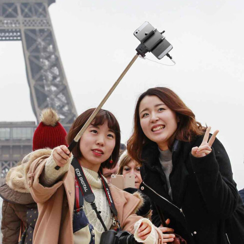 Avizar 1 m rotating extendable iPhone selfie stick 2