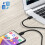 Avizar Câble USB-C vers USB-C Power Delivery Transfert Rapide 2m 3
