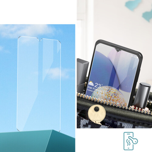 Avizar Screen Protector for Samsung Galaxy A14 5G Plastic Flexible Complete Adhesion 2