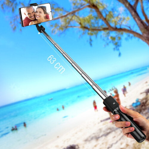 Avizar Bluetooth Wireless Selfie Stick with Adjustable Height/ Tripod Function 2