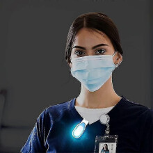 Led Wearable Lights For Nurses With Hands-free Magnetic Clip, For Hiking Dog Walking Running Doctors