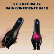 Waterproof Rechargeable Ergonomic Grip Body Massager For Men Portable Electric Muscle Relax Massage Tool Black Home Personal Body Care