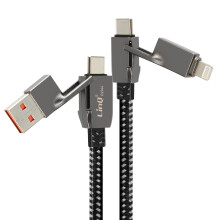 LinQ Kabel 100W - USB & USB-C naar USB-C & Lightning - Data & Laden