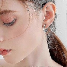 3 Pairs Germanium Hoop Earrings For Women Magnetic Metal Circle Ear Jewelry Simple Daily Wear Earring Accessory