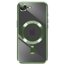 Avizar Beschermd siliconen hoesje voor iPhone 16e camera