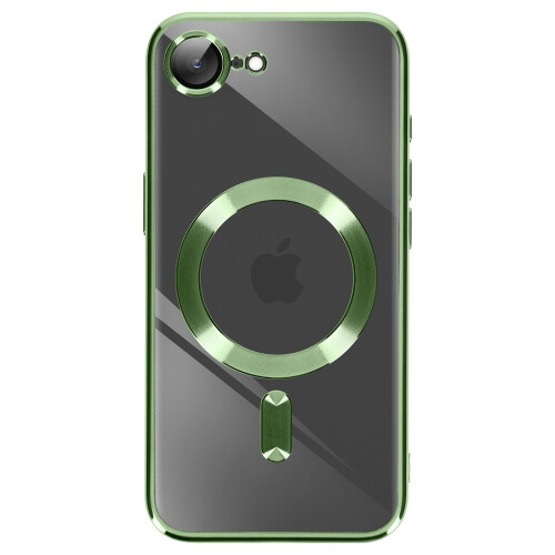 Avizar Beschermd siliconen hoesje voor iPhone 16e camera