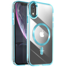 Avizar MagSafe hoesje voor iPhone XR Crystal Color rug