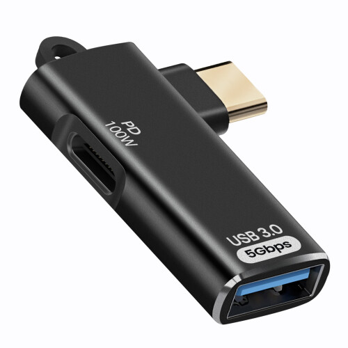 LinQ OTG Adapter USB zu USB-C und USB-C Laden 100W Datenübertragung 5Gbps