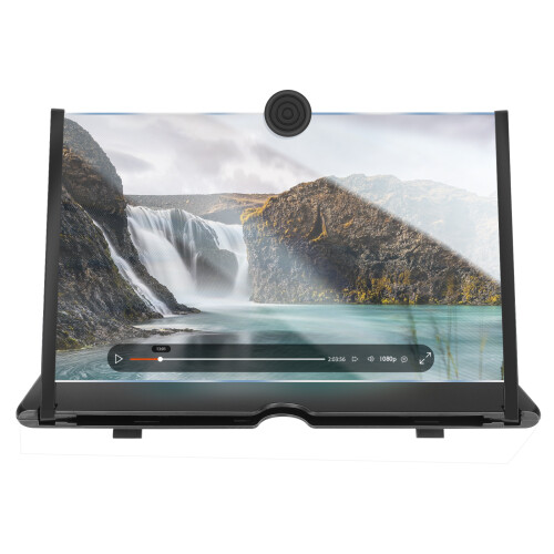 Avizar Amplificador de tela 3D 12 polegadas para smartphone lente HD dobrável 1