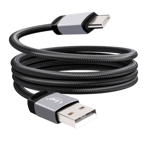 LinQ Câble de Charge et Transfert USB vers USB-C 3A 27W Rapide 1.2m