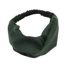 Banda Cruzada para Cabello de Terciopelo Rinde Verde