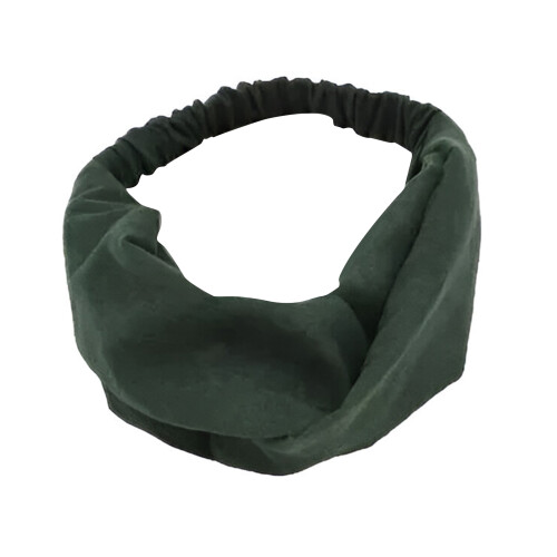 Banda Cruzada para Cabello de Terciopelo Rinde Verde