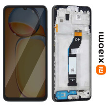 Xiaomi Original Komplettdisplay Redmi 13C 4G / Poco C65 LCD mit Gehäuse