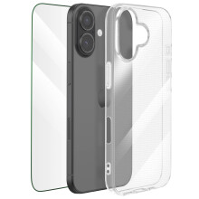 Mayaxess 2-in-1 beschermingspakket hoesje + gehard glas voor iPhone 17