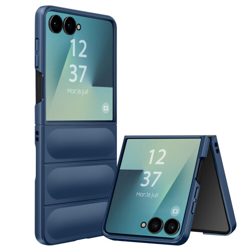 Avizar Hülle Galaxy Z Flip 7 Relief-Silikon Textur Design 1