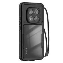 Redpepper Waterdicht hoesje voor Redmi Note 14 Pro 5G IP68 Schokbestendig 2m met Inclusief Polsband