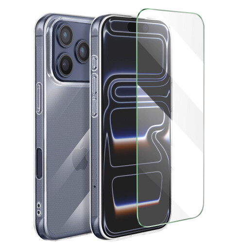 Mayaxess Pack de Proteção 2 em 1 Capa + Vidro Temperado para iPhone 17 Pro 1